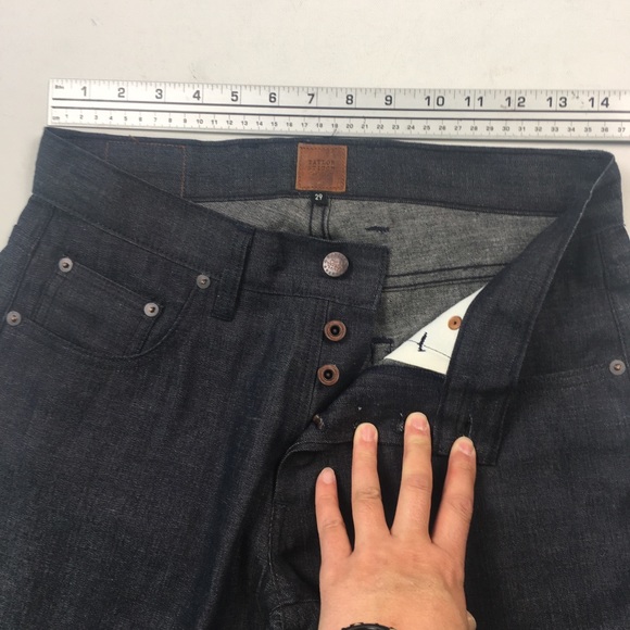Taylor Stitch Mens Dark Raw Denim 29 C3602 - Picture 2 of 7